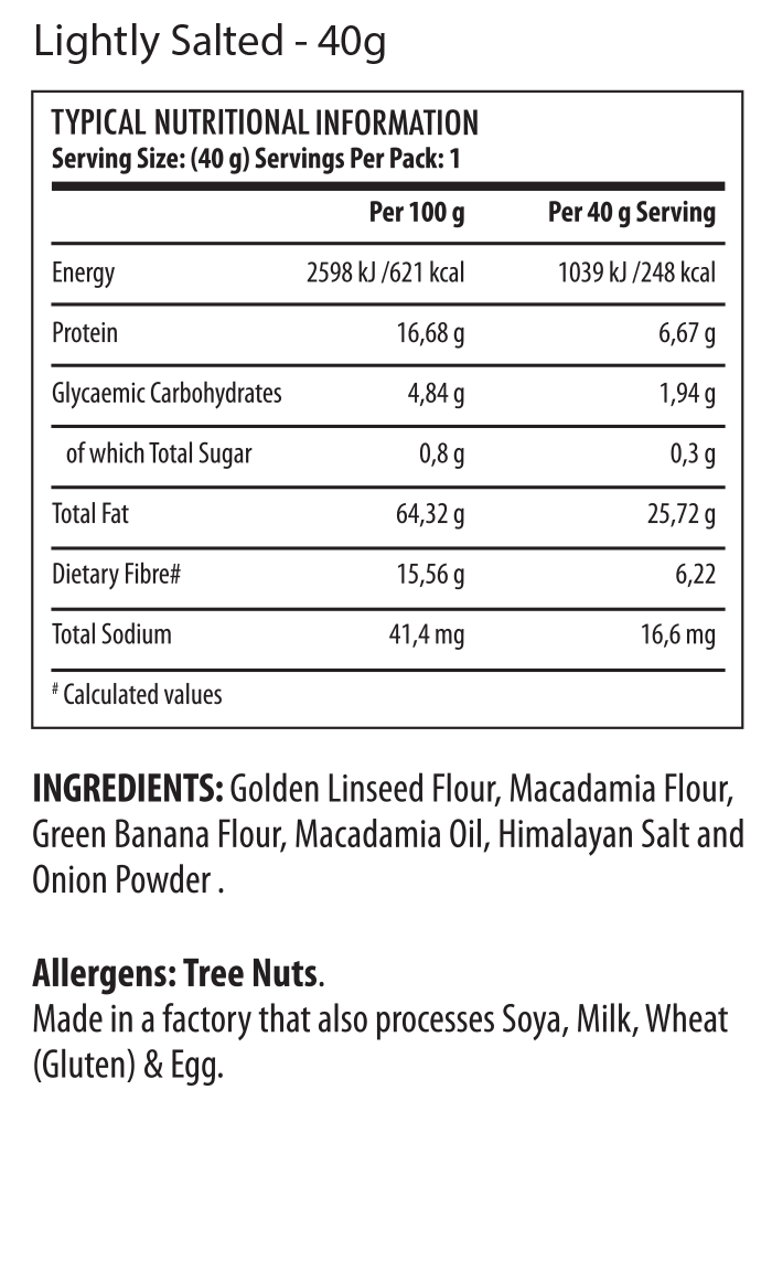 KETO CHIPS 40gm SMALL