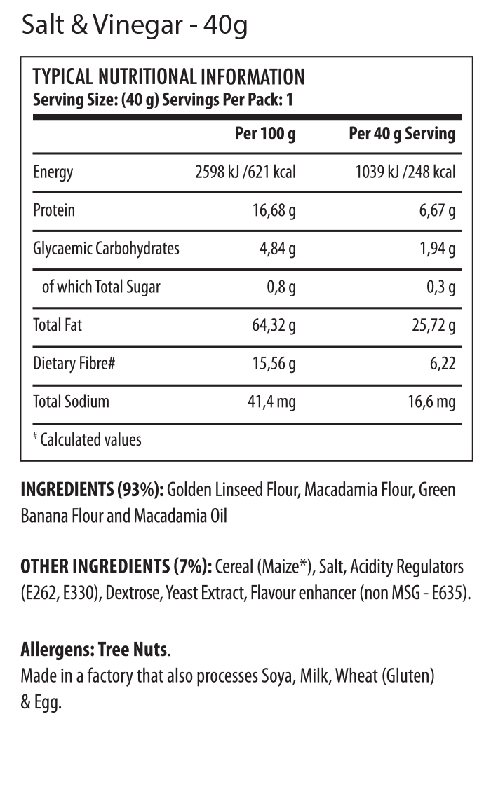 KETO CHIPS 40gm SMALL