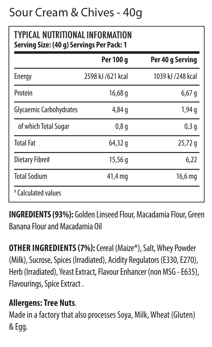 KETO CHIPS 40gm SMALL