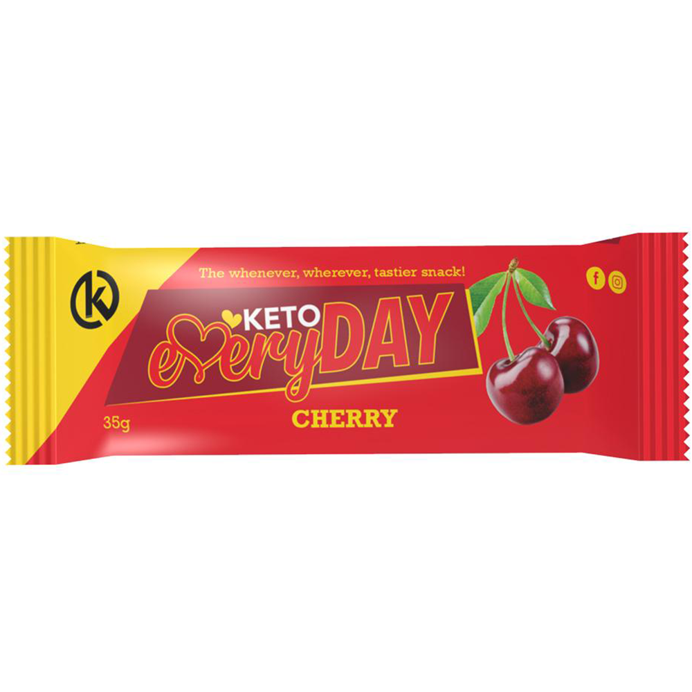 Keto Everyday Snack Bar – Cherry (35g)-Single