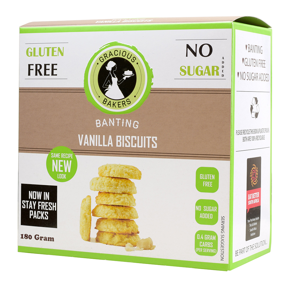 KETO Biscuits - Vanilla (180g)