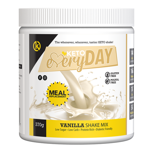 Keto Everyday Shake Mix – Vanilla (370g)