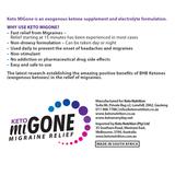Keto MiGone Migraine Relief - Raspberry (150g)