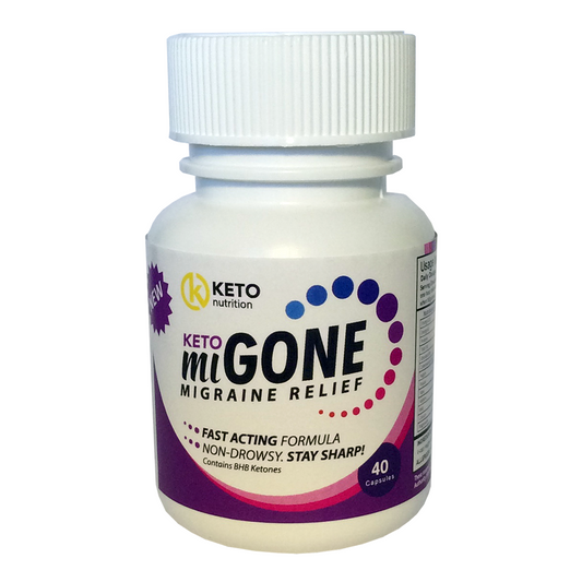 Keto MiGONE Migraine Relief 40 Capsules